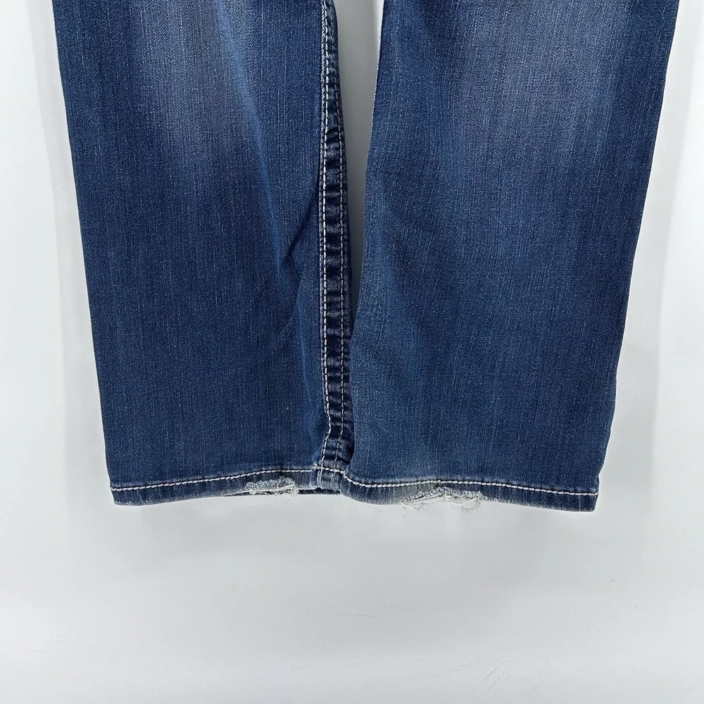 BKE Payton Low Rise Bootcut‎ Jeans Womens 30x33.5 Y2K Buckle Denim Flare Leg